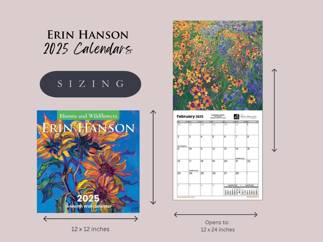 2025 Wall Calendar - Blooms and Wildflowers Image 7